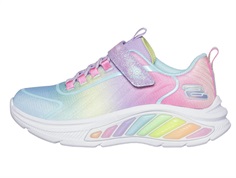 Skechers sneaker regnbue multifarvet med blinklys